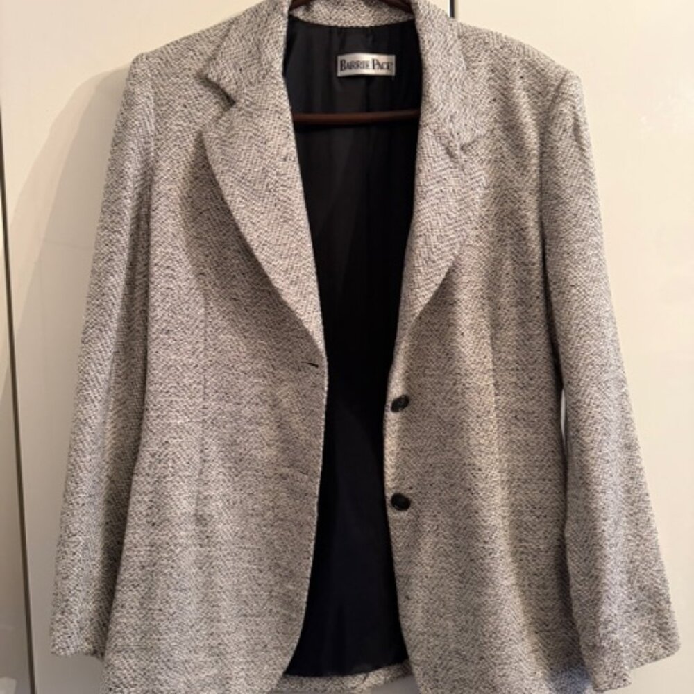 Barrie Pace jacket, grey, size 10/12 L